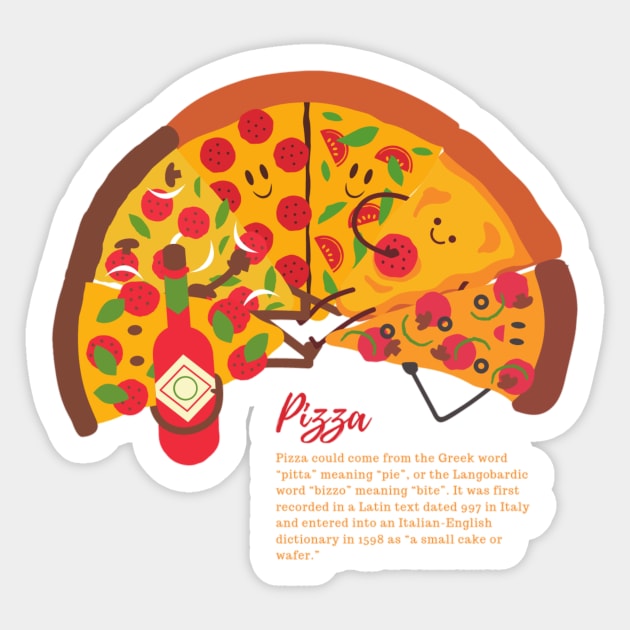 Pizza Addicted Sticker by BeragonRe